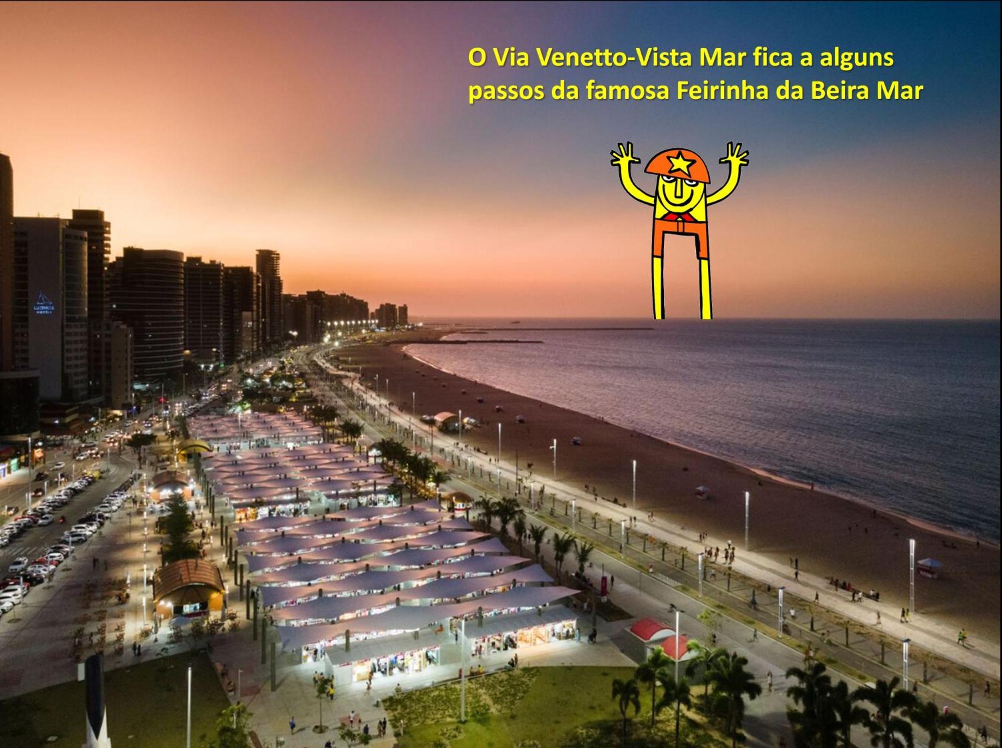 Апарт готель Via Venetto - Vista Mar Форталеза Екстер'єр фото