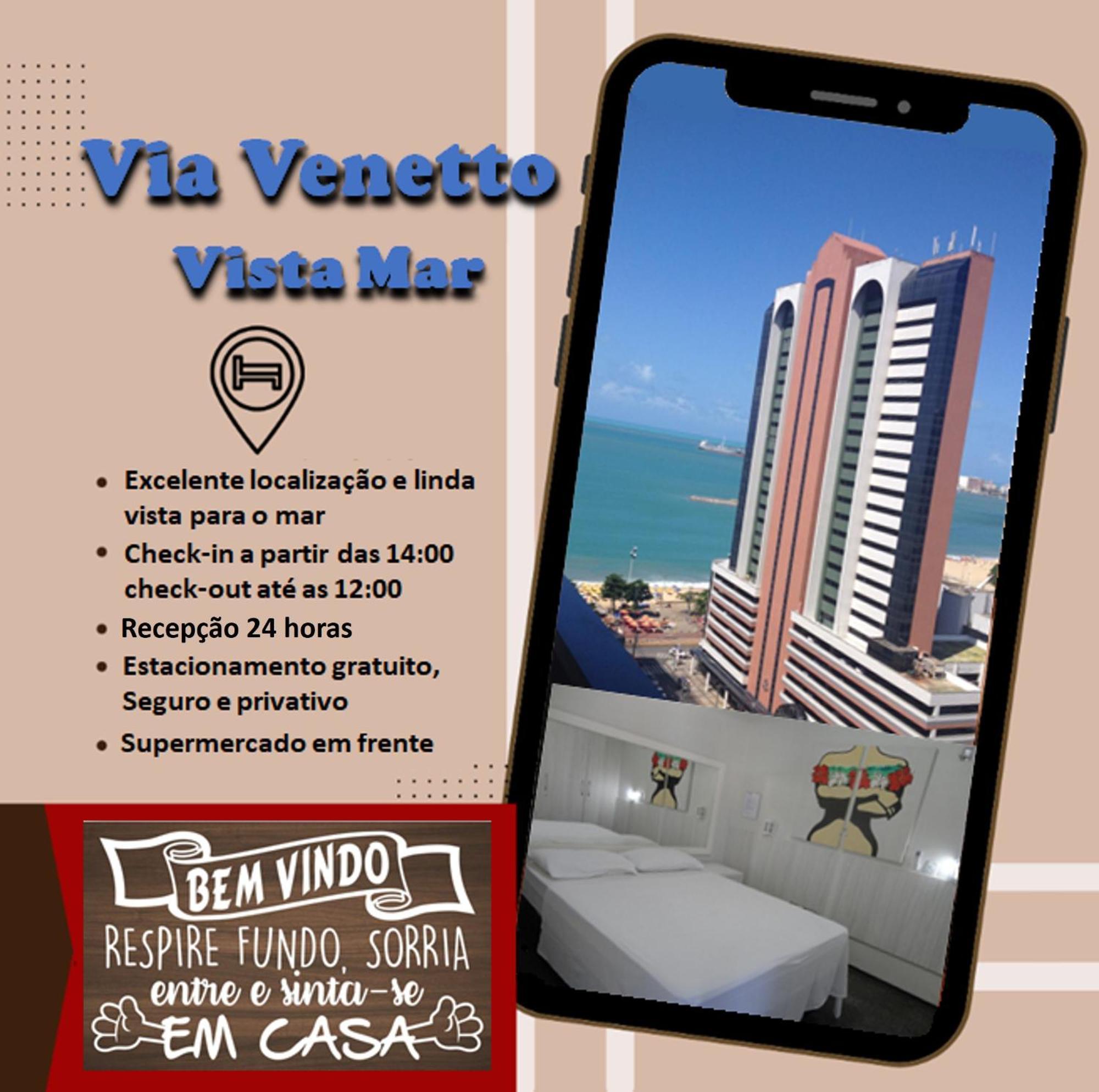 Апарт готель Via Venetto - Vista Mar Форталеза Екстер'єр фото